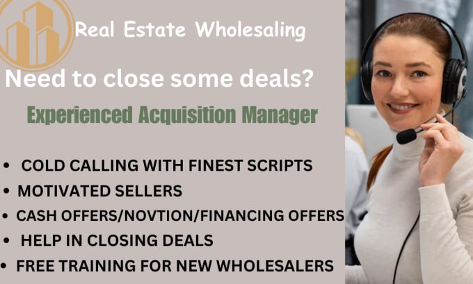 Gig Preview - Do top notch real estate wholesale cold calling acquisition