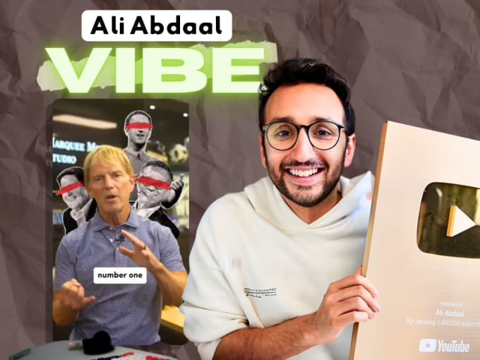 Gig Preview - Edit your short form content in ali abdaal style