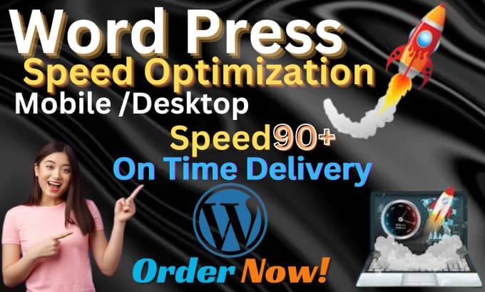 Gig Preview - Wordpress speed optimization make website faster best score