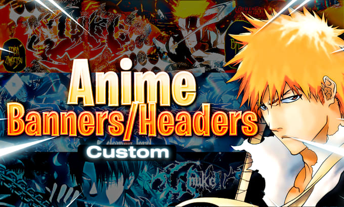 Gig Preview - Make anime header or banner for your twitter, twitch, youtube