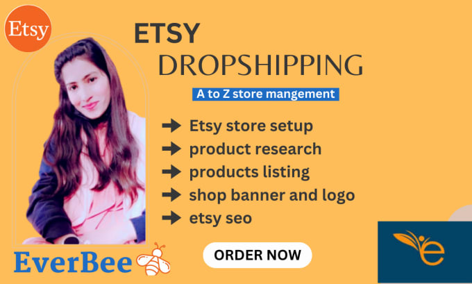 Gig Preview - Do etsy SEO, product listing, product hunting, and banner  design services