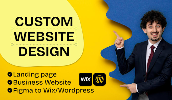 Gig Preview - Design and develop professional wix and wordpress websites