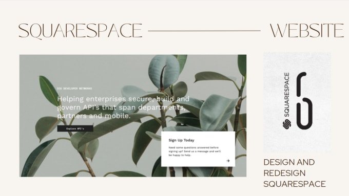 Gig Preview - Design or redesign your squarespace website