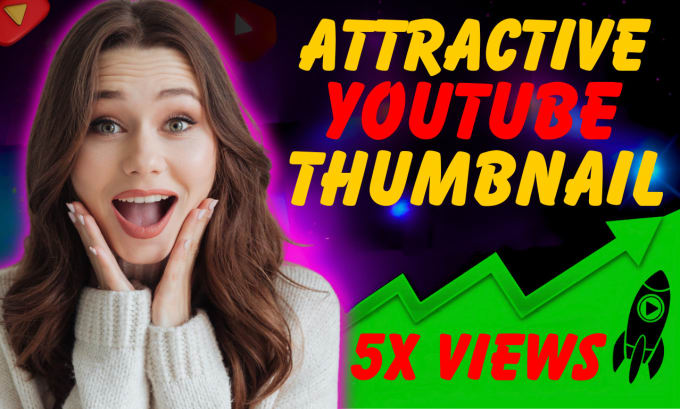 Gig Preview - Create an attractive and professional youtube thumbnail