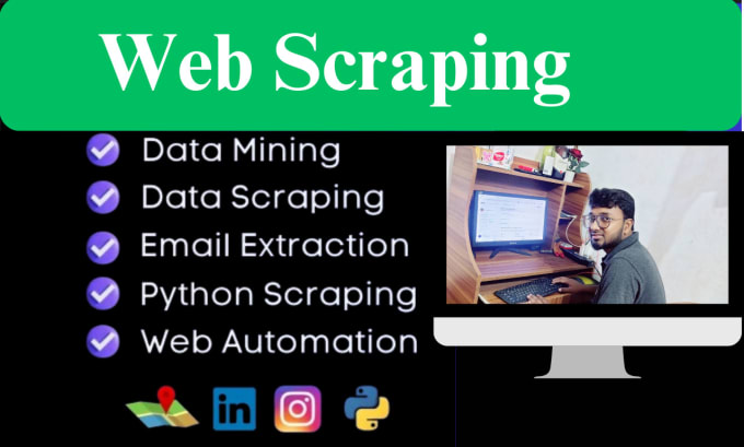 Gig Preview - Do web scraping, data scraping, website scraping,data entry job