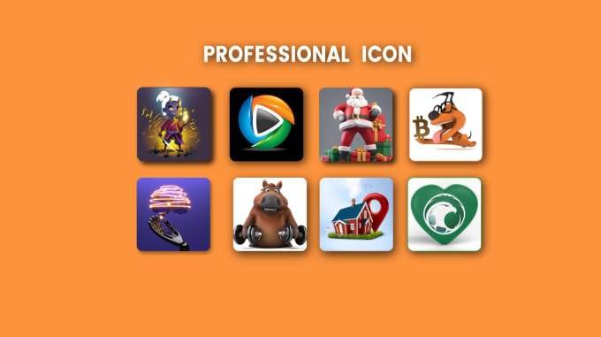 Gig Preview - Design modern and professional app icon logo