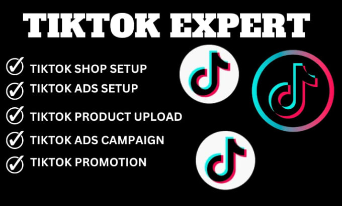 Gig Preview - Tiktok shop tiktok ads tiktok dropshipping tiktok marketing tiktok shop manager