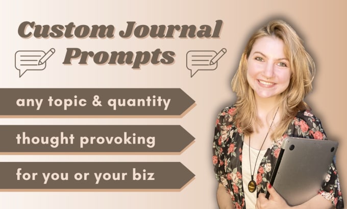 Gig Preview - Create custom journal prompts for you or your business