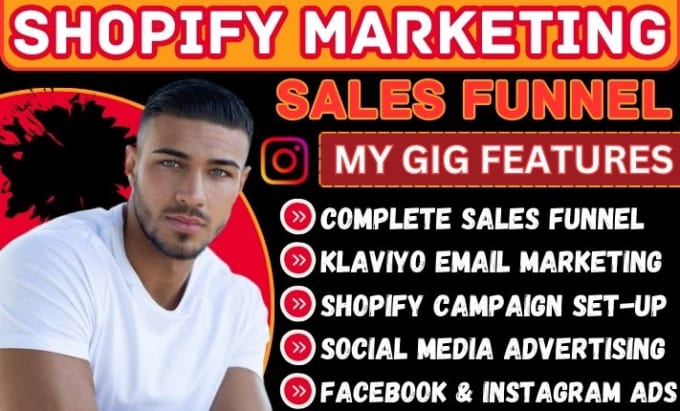 Gig Preview - Shopify marketing, ecommerce marketing to boost shopify sales, shopify promotion