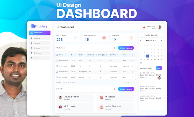 Gig Preview - Create dashboard UI design, apps and websites using figma