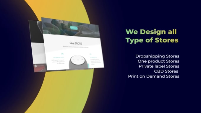 Gig Preview - Design and redesign print on demand shopify dropshipping store