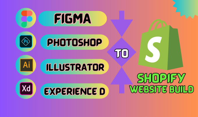 Gig Preview - Convert figma PSD ai sketch to shopify landing pages