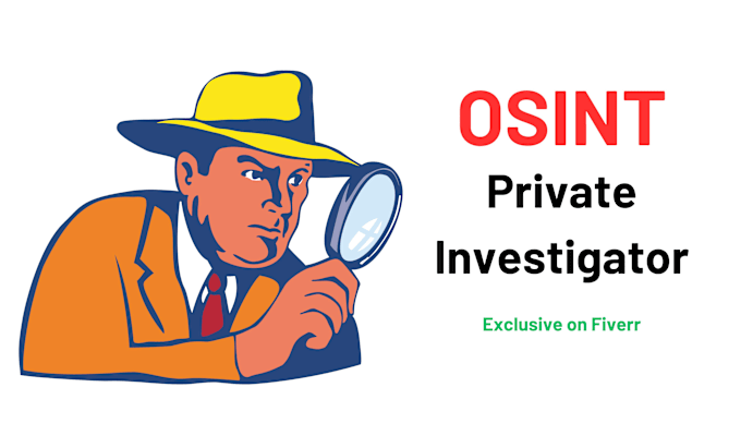 Gig Preview - Your private investigator on any target, detective and osint expert