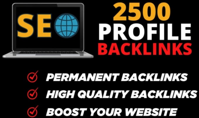 Gig Preview - 2500 unique profile backlinks