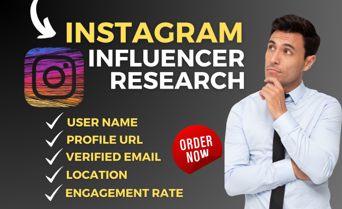 Gig Preview - Find the best instagram influencers for influencer marketing