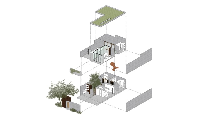 Gig Preview - Create axonometric and exploded illustrations for your projects