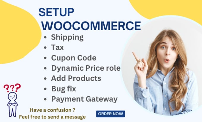 Gig Preview - Fix and setup woocommerce shipping , taxes, dynamic pricing rules