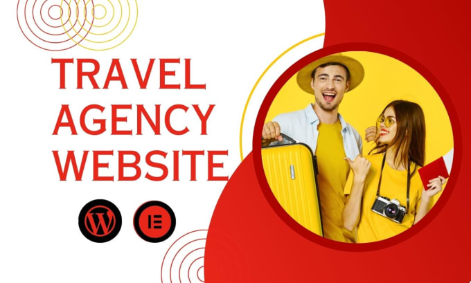 Gig Preview - Create travel agency booking website in wordpress theme landing page