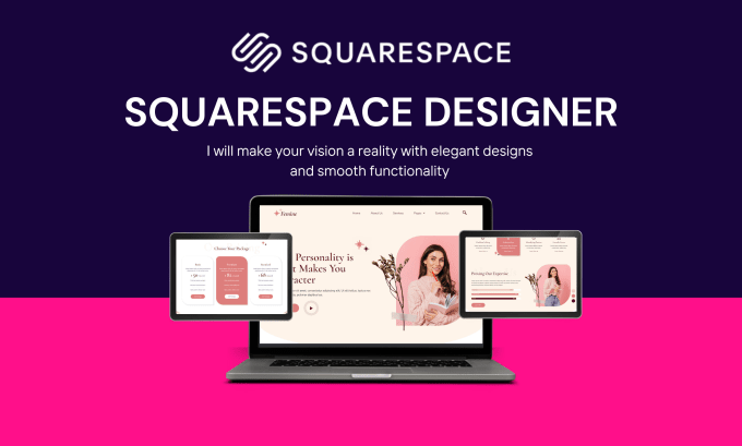 Gig Preview - Create responsive squarespace website design