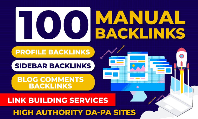 Gig Preview - Link building 100 contextual backlinks for website ranking