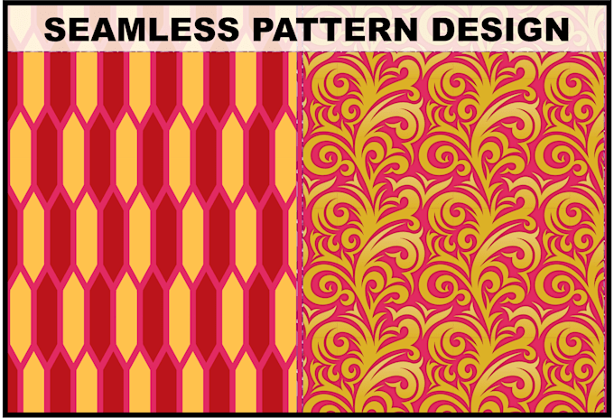 Gig Preview - Design a seamless pattern design for fabric, wallpaper, and textile print