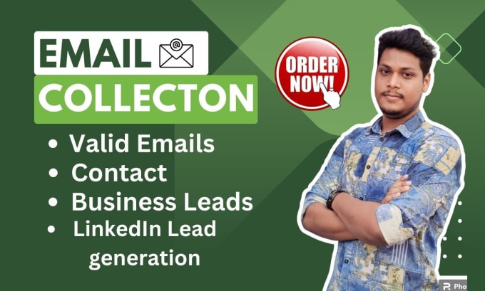 Gig Preview - Collect valid niche based targeted email contact and business email