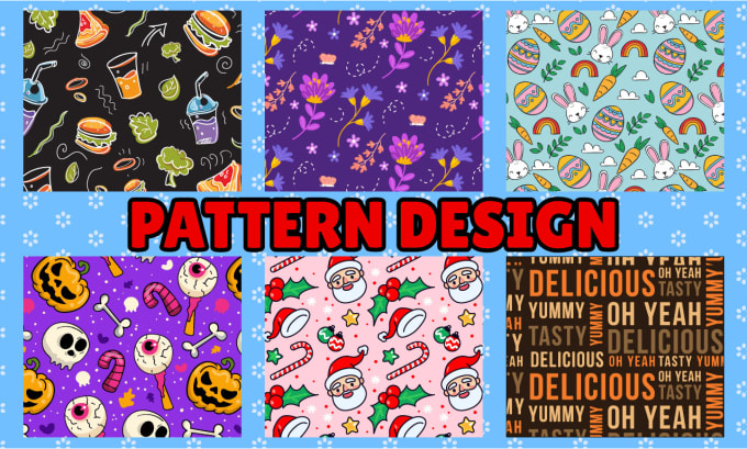 Gig Preview - Design any pattern for walls, fabric, labels, and stationary