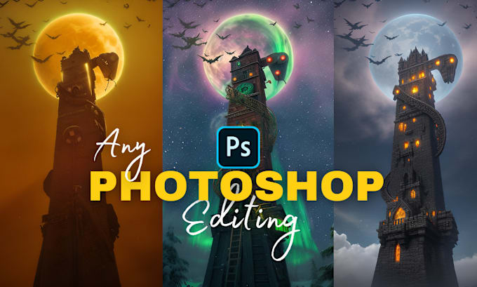 Bestseller - do adobe photoshop expert picture editing composite photo, blend, merge, color