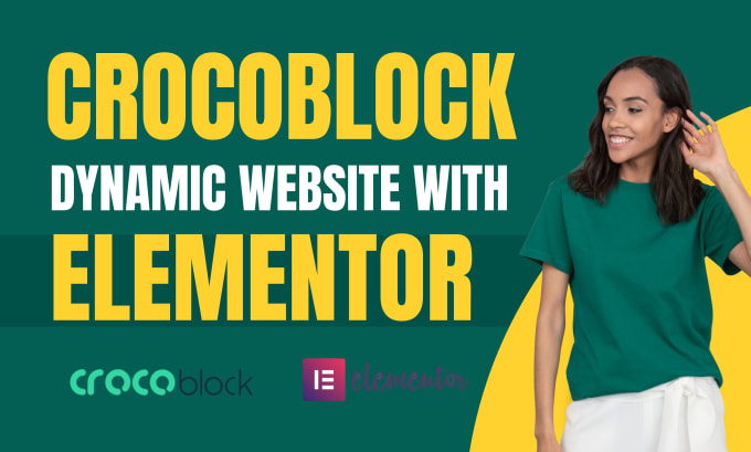 Gig Preview - Build dynamic wordpress website with crocoblock and elementor pro