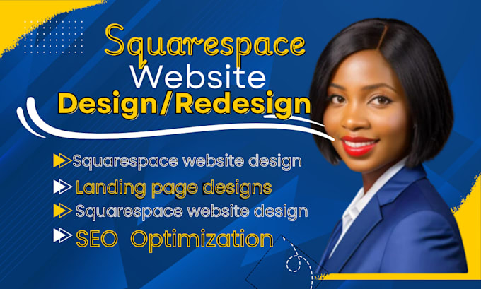 Gig Preview - Squarespace website design squarespace website redesign godaddy development SEO