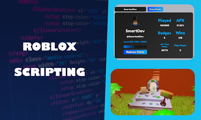 Gig Preview - Write roblox scripts for your game