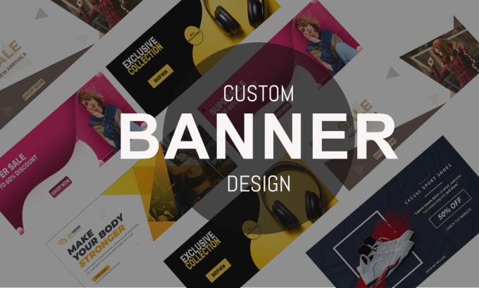 Gig Preview - Design custom website banners, hero image, headers