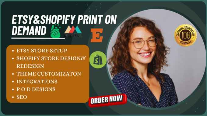 Gig Preview - Do etsy shopify print on demand, print on demand, printful, printify, etsy seo