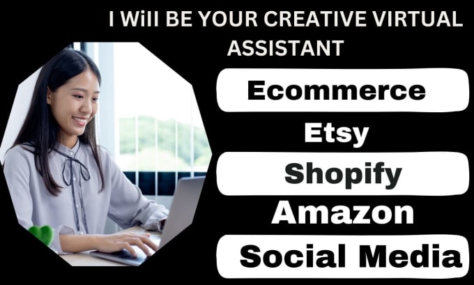 Gig Preview - Handle ecommerce management and be your marketing virtual assistant