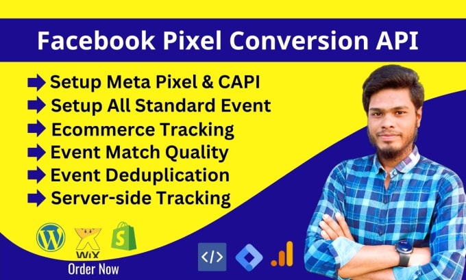 Bestseller - setup facebook pixel conversion API,ecommerce tracking,fb pixel via GTM