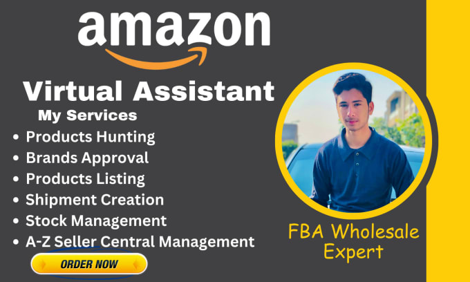 Gig Preview - Your amazon fba virtual assistant