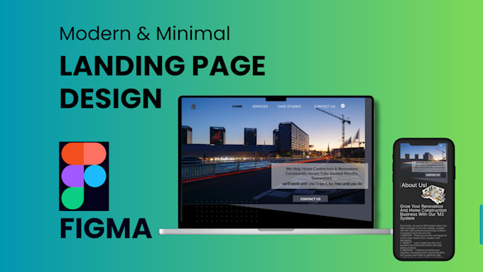 Gig Preview - Create stunning  landing page design in figma