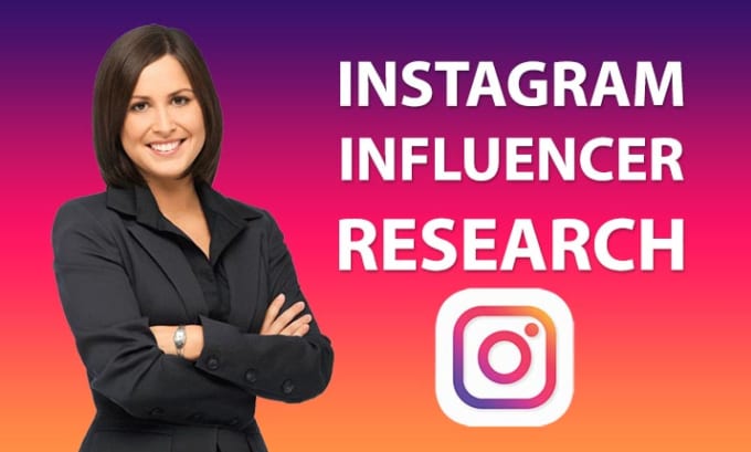 Gig Preview - Find best instagram influencer research, find instagram influencer marketing