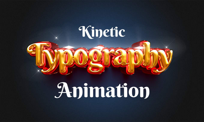 Gig Preview - Create unique custom kinetic typography video with motion graphics