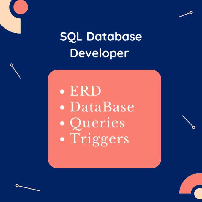 Gig Preview - Do sql queries, erd diagram and database projects