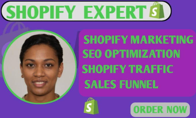 Gig Preview - Do shopify dropshipping marketing, ecommerce promotion, shopify SEO