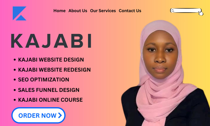 Gig Preview - Kajabi website design kajabi website redesign kajabi online course