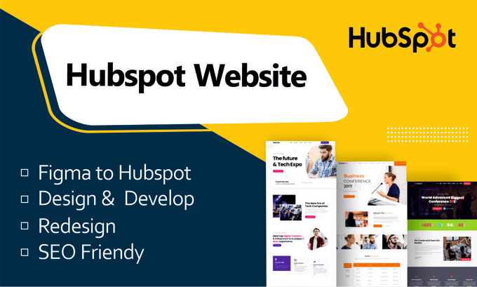 Gig Preview - Do figma to hubspot, design and develop hubspot crm website