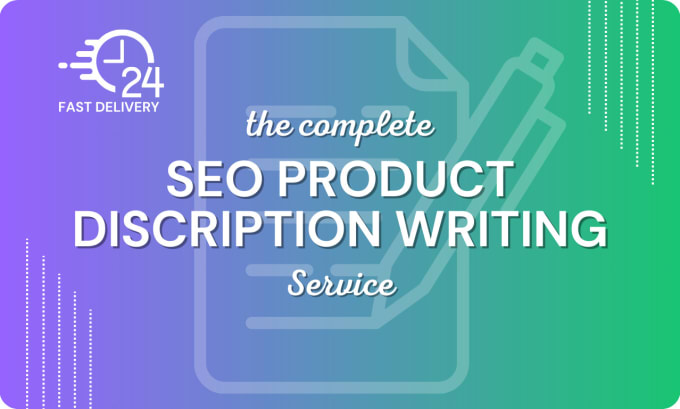 Gig Preview - Write seo description for your product in english or arabic