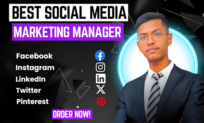 Gig Preview - Be best social media marketing manager for your business