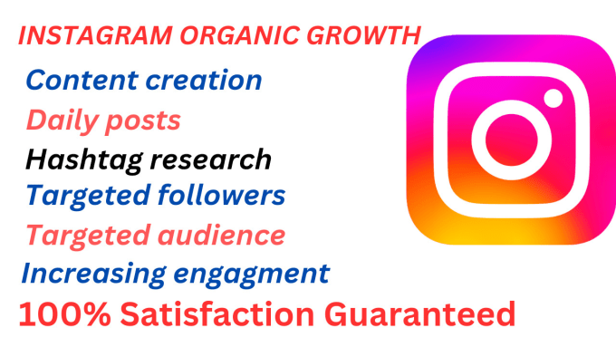 Gig Preview - Do instagram marketing for fast organic growth