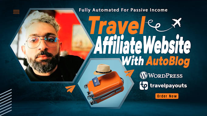 Gig Preview - Build automated travel affiliate website with autoblog