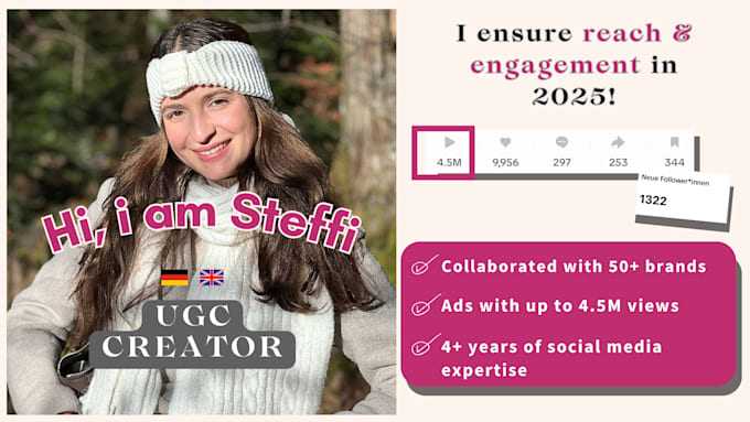 Gig Preview - Create german ugc videos for your social media