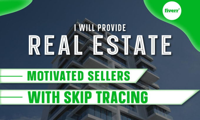 Gig Preview - Provide  real estate motivated sellers  with skip tracing