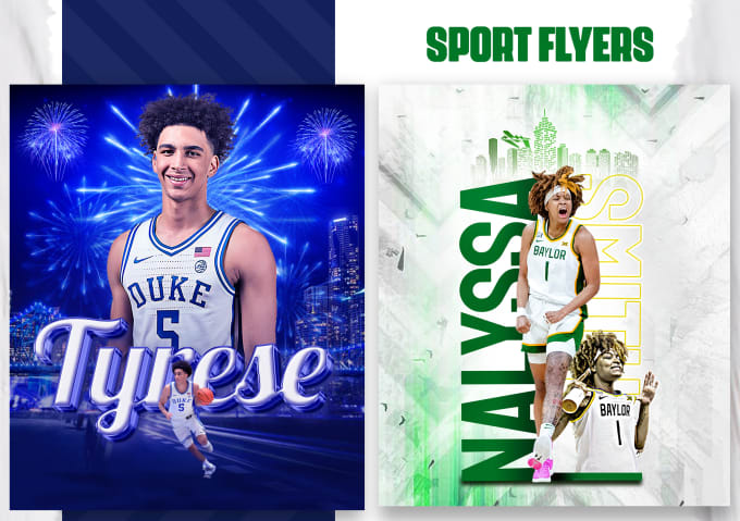 Gig Preview - Elevate your game with stunning sports flyers